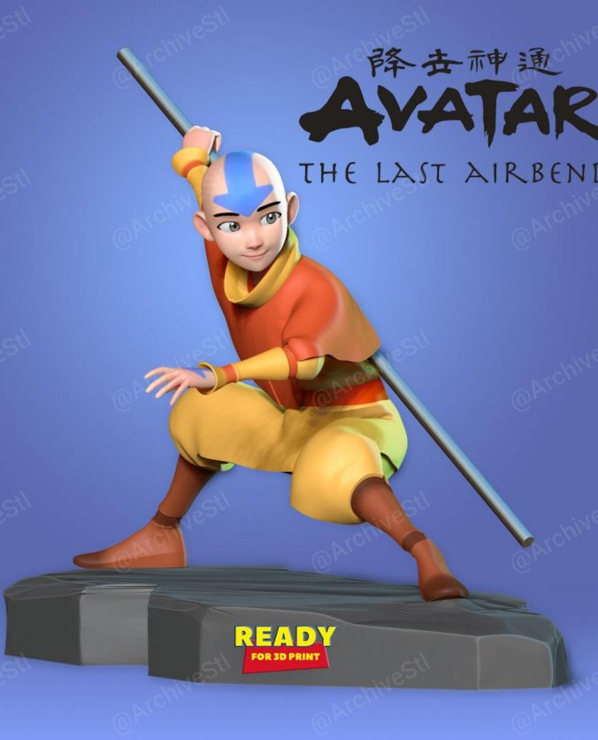 降世神通：最后的气宗 Avatar -The Last Airbender 3D打印图纸